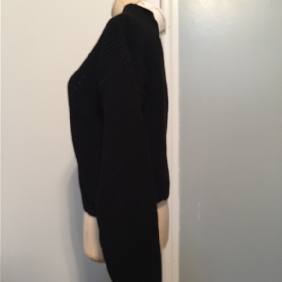 Boohoo open knit mock turtle neck jumper - Picture 6 of 7
